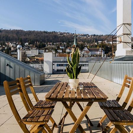 Eigene Wohnung Im Stadtzentrum Mit Wunderschoener Dachterrasse Biel Buitenkant foto
