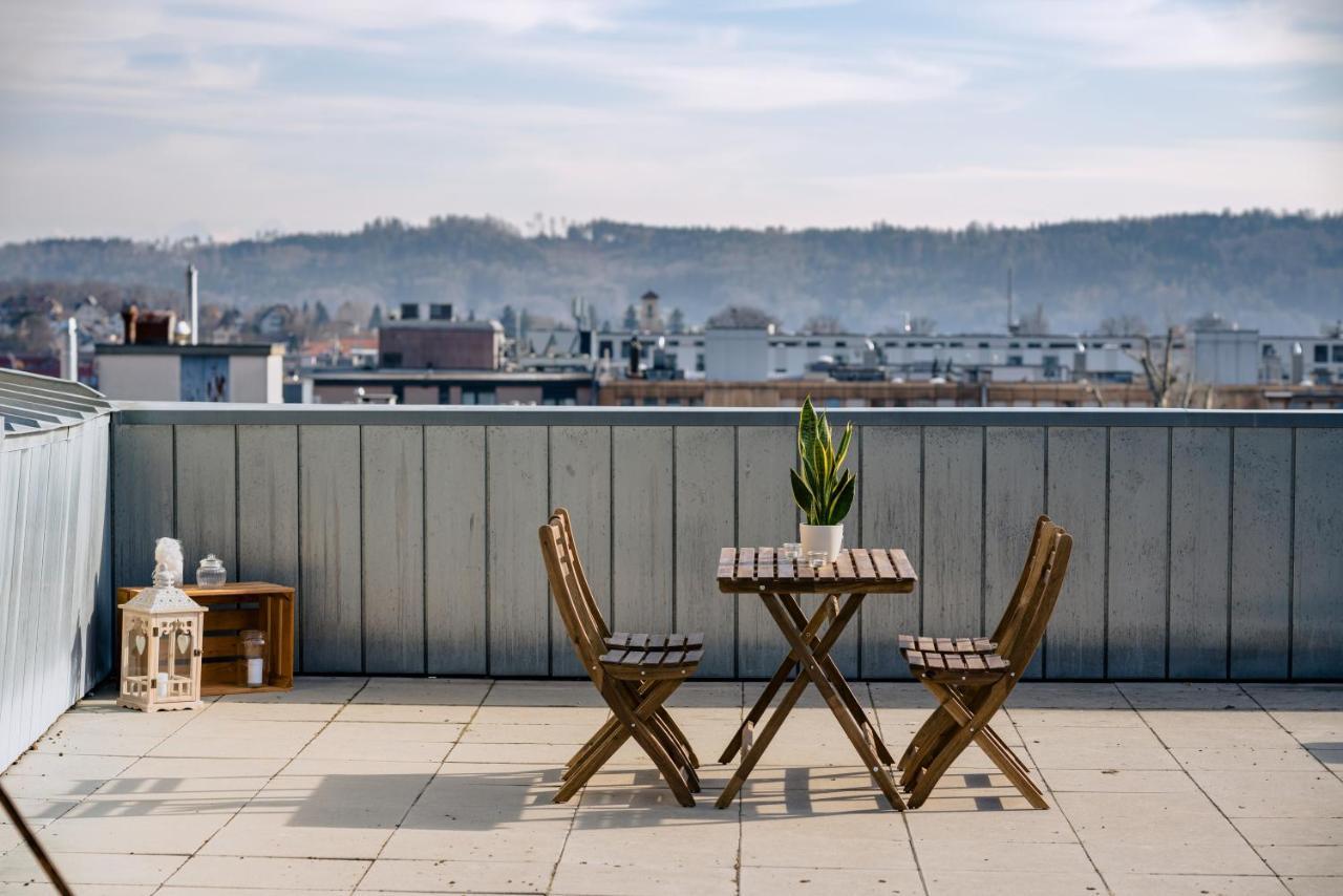 Eigene Wohnung Im Stadtzentrum Mit Wunderschoener Dachterrasse Biel Buitenkant foto